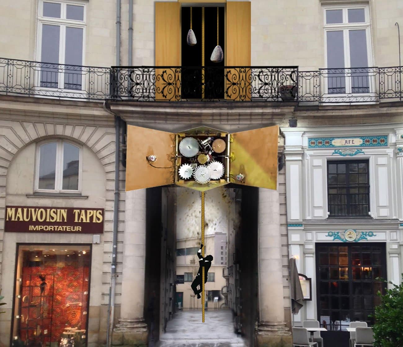 Human Clock Le Voyage à Nantes